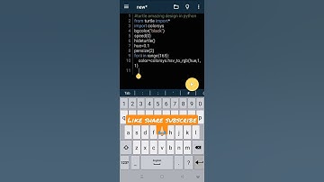 Amazing turtle  design in python | python programming | #shorts | #youtubeshorts |#python