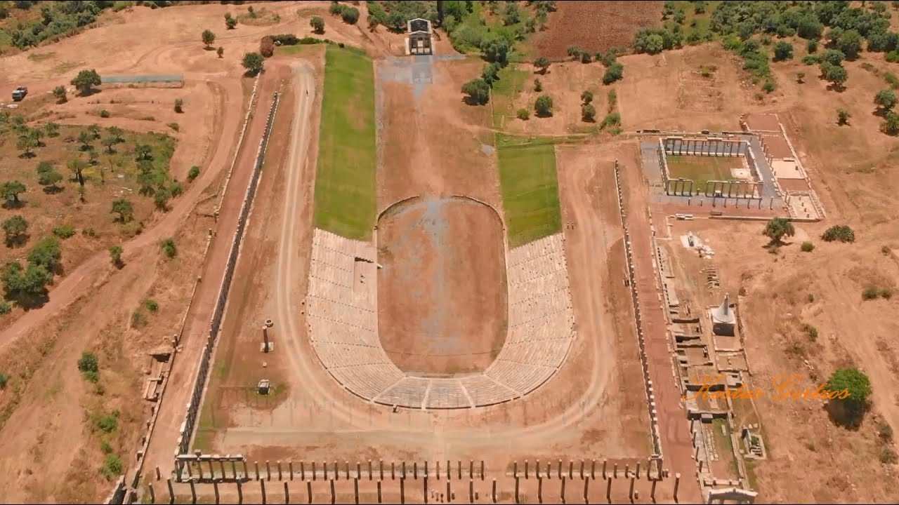 ΑΡΧΑΙΑ ΜΕΣΣΗΝΗ (DRONE). ANCIENT MESSENE, GREECE.