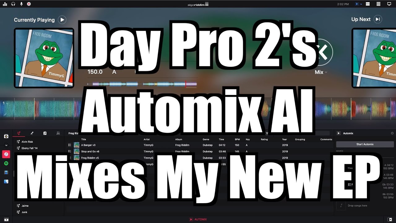 algoriddim djay pro 2 automix