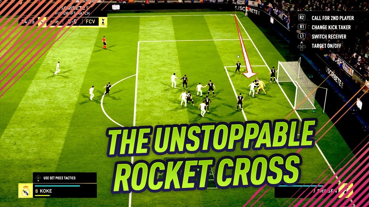 FIFA 18 THE ROCKET CROSS - NEW UNSTOPPABLE CORNER KICK TUTORIAL - DEADLY FUT CHAMPIONS TRICK