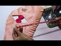 Designer model blouse sleeve design cutting and stitching frill sleeve design baju design cutting