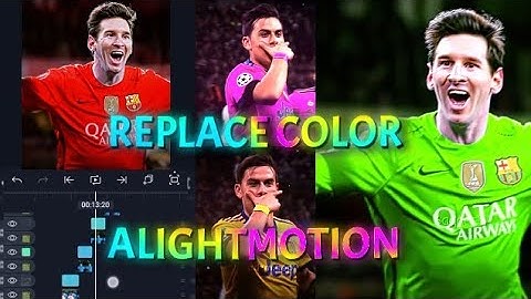 REPLACE COLOR ON ALIGHTMOTION