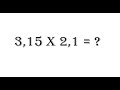 Mutiplicação de números decimais