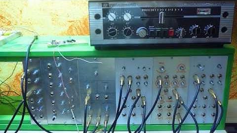 Analog Modular Synthesizer Ringmodulator Demo DIY