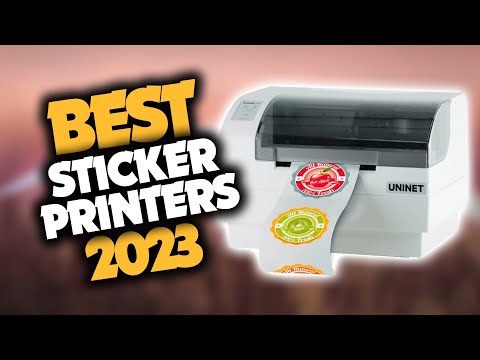 Video: Hvad er den bedste printer til klistermærker?