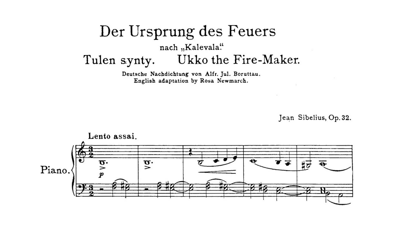 Jean Sibelius – Tulen Synty (The Origin of Fire) - YouTube