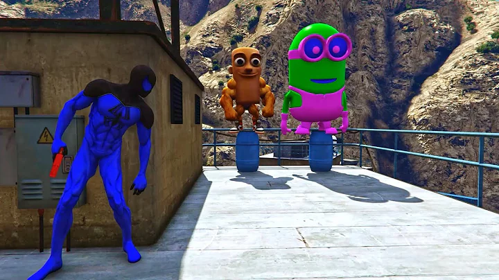 GTA 5 Funny Spiderman vs Tung Tung Tung Sahur vs Minion Epic Ragdoll Fail Eps.84