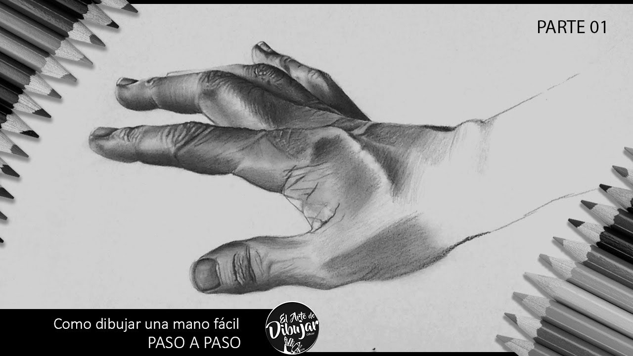 Aprendiendo a Dibujar: Como dibujar una MANO FÁCIL #01 How to draw HANDS -  thptnganamst.edu.vn