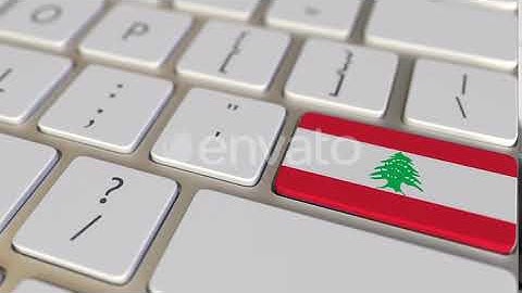 Key with Flag of Lebanon Switches To Key with Flag of the USA | Motion Graphics - Envato elements