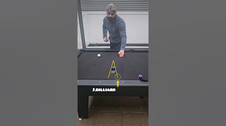 Banking at 30 Degrees – Cross Bank Shot Tutorial #trickshots #8ballpool #poolshots