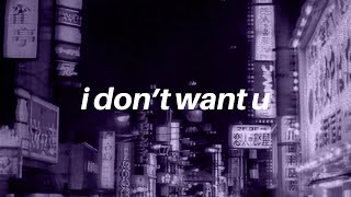 i don’t want u || Tate McRae Lyrics chords