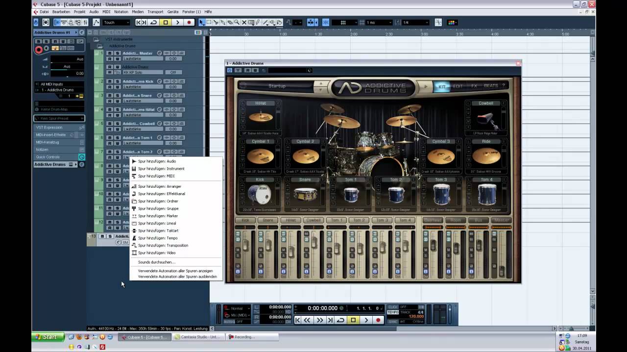 Addictive Drums Multioutput einrichten Recording Tutorial YouTube