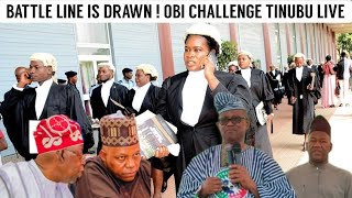 PETER OBI FACE TINUBU IN COURT LIVE & DIRECT ! BATTLE LINE DRAWN