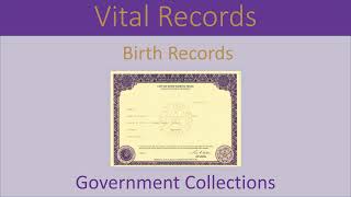 Finding Birth Information in Government Records
