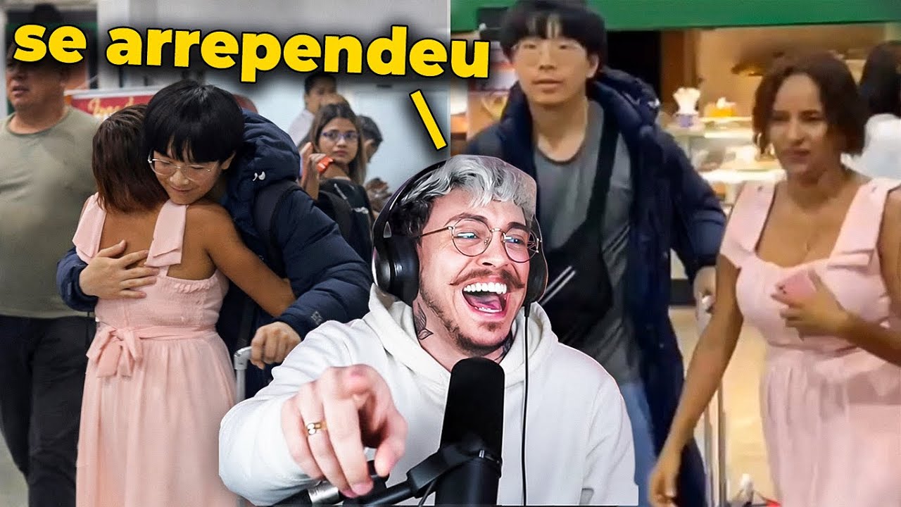 coreano vem pro BRASIL conhecer sua AMADA - REACTS TIKTOKS