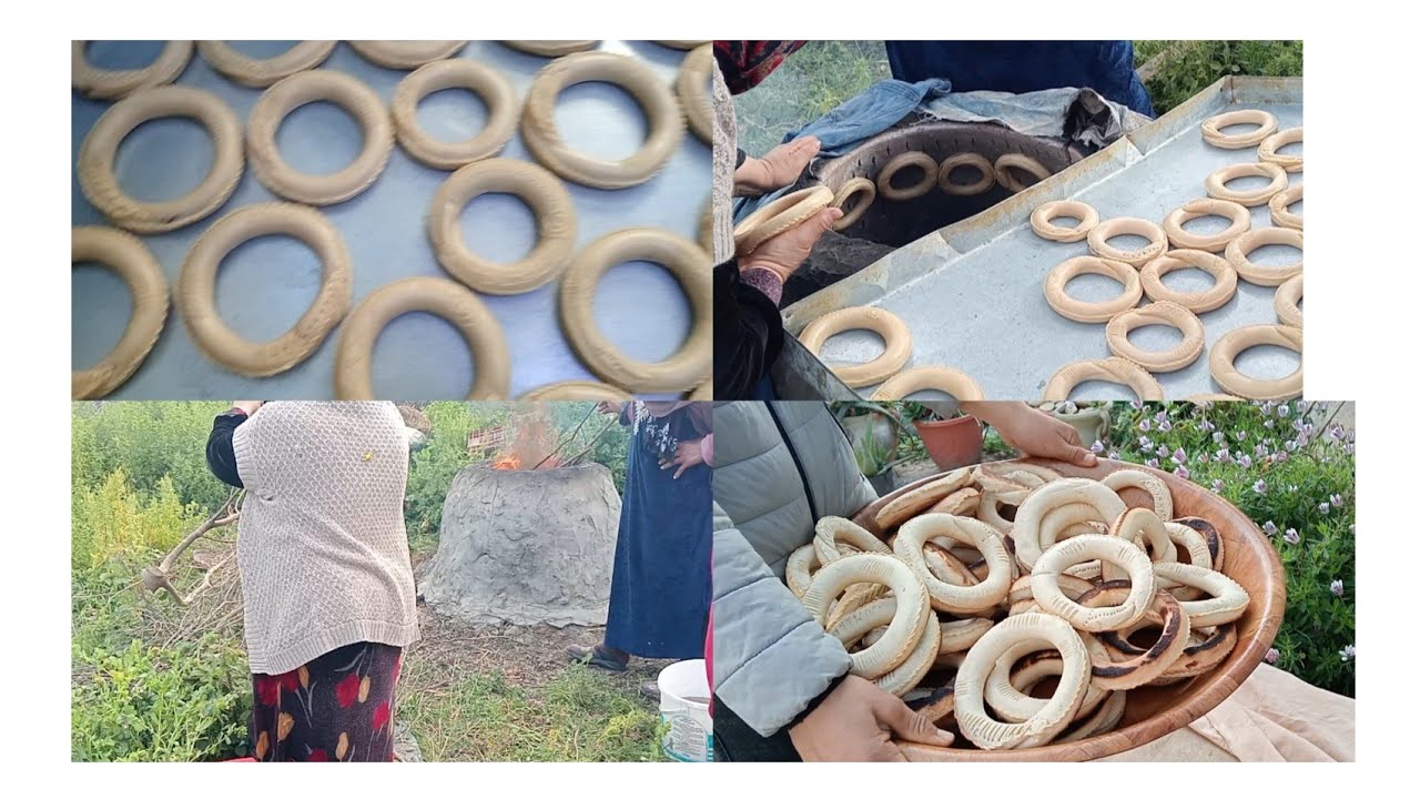 عادات وتقاليد الوطن القبلي/تحضير كعك العيد بالتمر في الطابونه