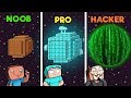 Minecraft - PLANETS! (NOOB vs PRO vs HACKER)