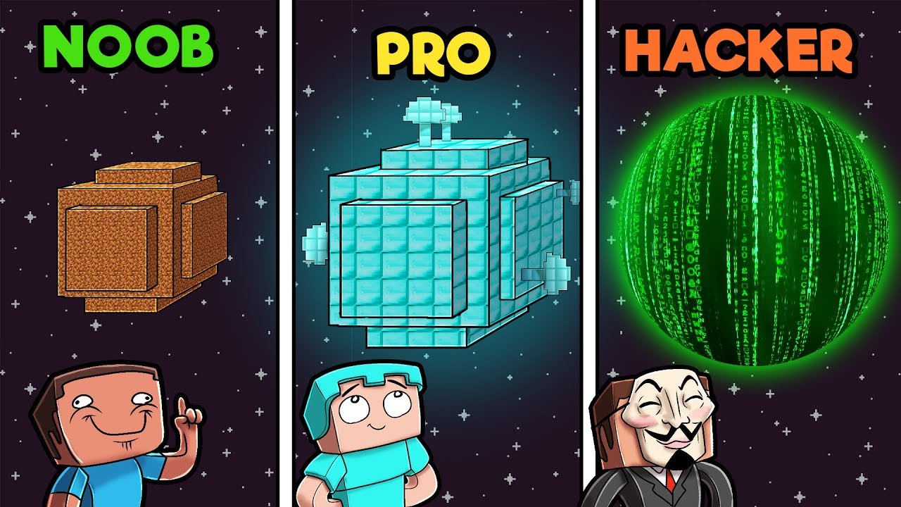 Minecraft Planets Noob Vs Pro Vs Hacker - buying roblox items noob vs pro vs hacker youtube