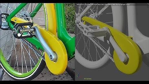 Modeling A Bicycle With Blender - Modeling A Reference Chain Guard