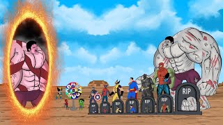 Rescue HULK &amp; SPIDERMAN: All Characters comes through portal Avengers Endgame - FUNNY CARTOON