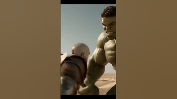Hulk vs Kratos – Short Battle Clip ⚔️💥 #Shorts