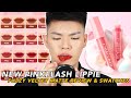 NEW AFFORDABLE LIP TINT!!! PINKFLASH FUZZY VELVET MATTE REVIEW AND SWATCHES (ALL SHADES!)