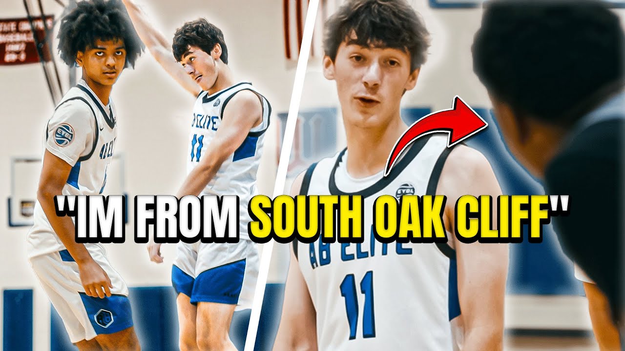WHITE BOY SAYS HES FROM SOUTH OAK CLIFF AND GOES OFF!! Beckham AND AB Elite VS TRASH TALKERS!