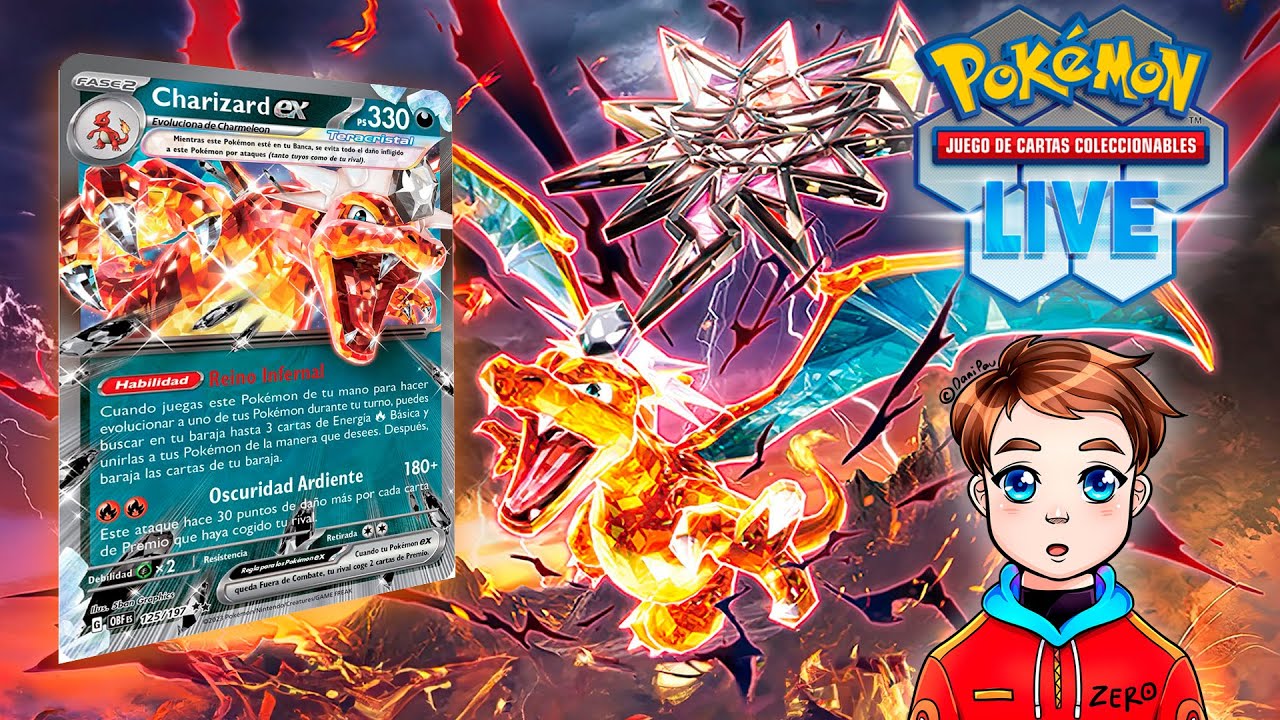 here's the hyper-rare charizard-ex code in pokemon tcg... Jugando con Charizard ex - Pokémon TCG Live #1 - YouTube