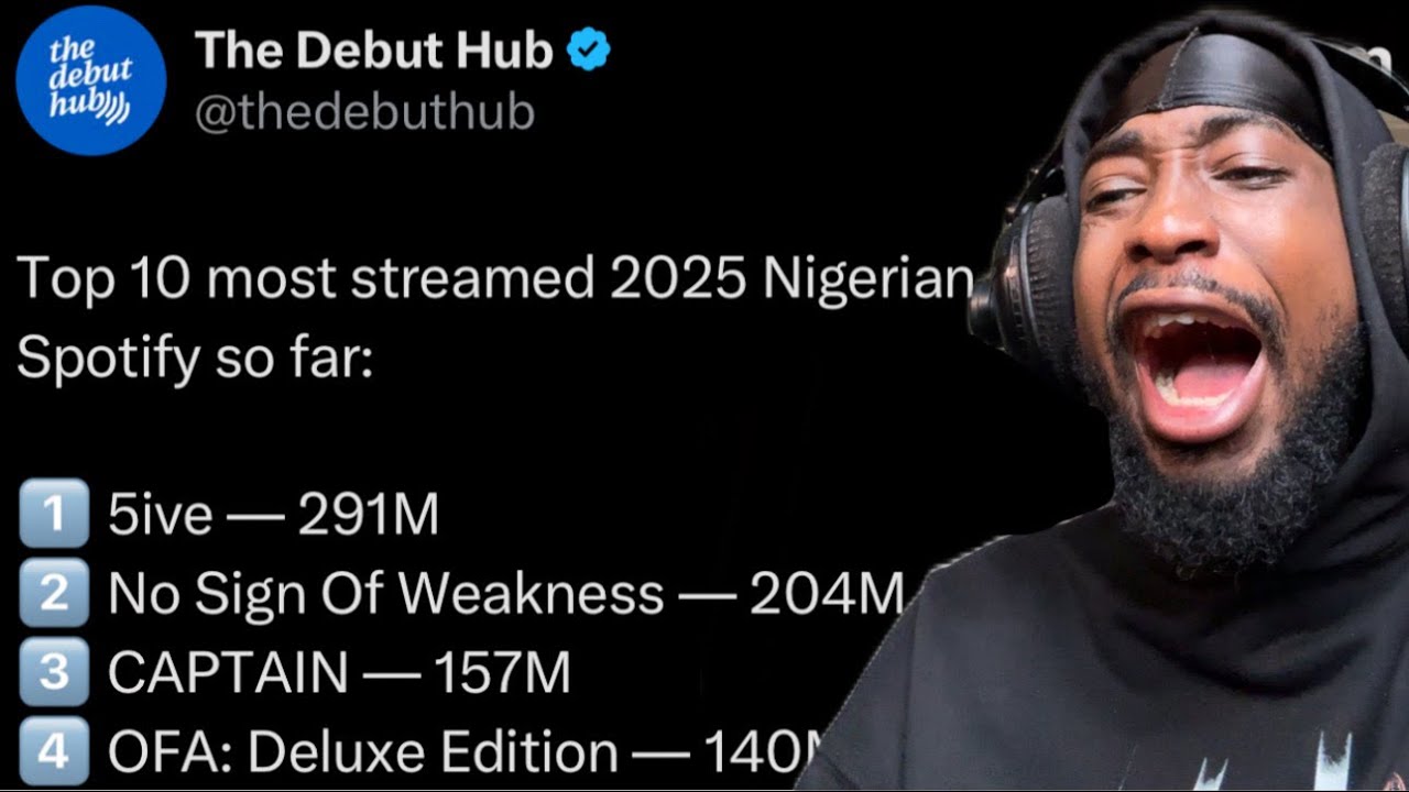 TOP 10 MOST STREAMED 2025 NIGERIAN 🇳🇬 PROJECT ON SPOTIFY | THEBOYFROMOJO REACTS 