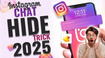 Instagram Chat Hide Trick 2025 🔥 Hide Chats Without Deleting | 100% Working! | (Secret Feature) 🔒