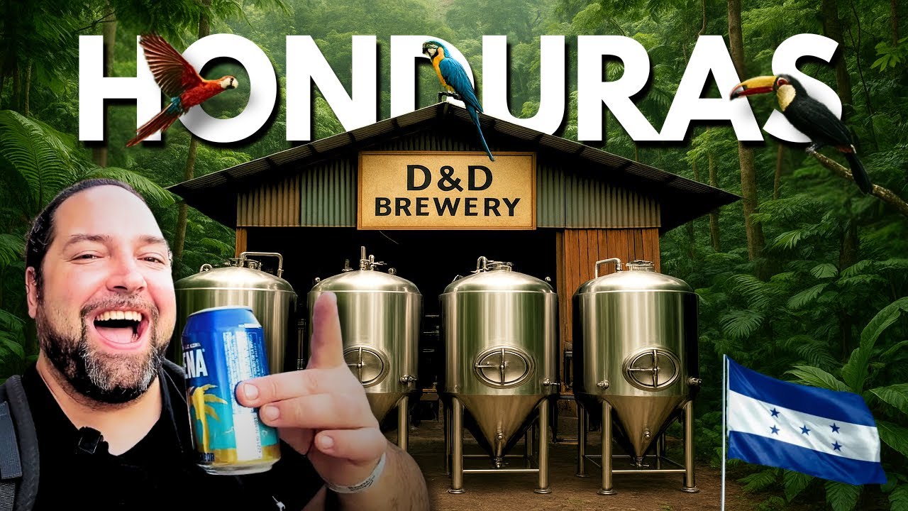 За кулисами скрытой пивоварни в джунглях Гондураса (крафтовое пиво в раю) 🇭🇳