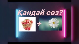 СУРЕТ арқылы ЕСІМДІ тап. Өз логикаңызды тексеріп көріңіз. Стикер арқылы сөзді тап