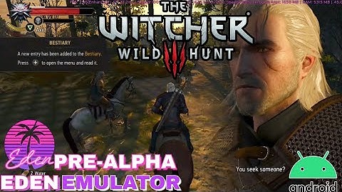 The Witcher 3 Wild Hunt On Android! 🎮 - EDEN Emulator | Snapdragon 8 Gen 1 + best settings