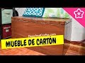 Sofá  Zapatera de cartón o Juguetero muy resistente y Fácil - DecoAndCrafts