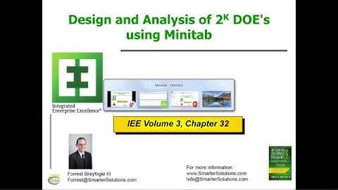 11-05 Design and Analysis of 2k DOE
