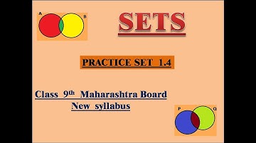 SETS Class 9th Maharashtra Board new syllabus Practice Set -1.4