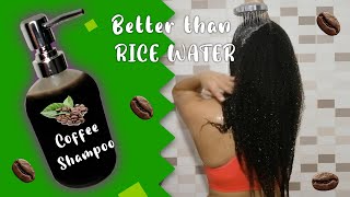 COFFEE SHAMPOO FOR FAST HAIR GROWTH | Grow Long Hair Thick  Using this Coffee Shampoo😍