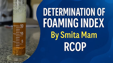 Foaming Index Determination | Pharmacognosy Practical | By Smita Mam RCOP | B.Pharm 4th Sem