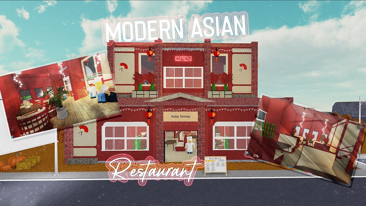 Restaurant Tycoon 2 Modern Asian Restaurant Tour Youtube - roblox restaurant tycoon ideas