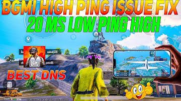 Fix BGMI Lag at 20ms! 🔥ios & Android | Best DNS For Low PING (2025)