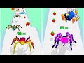 Insect evolution max level of game  update  new spiders