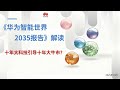 《华为智能世界2035报告》详细解读