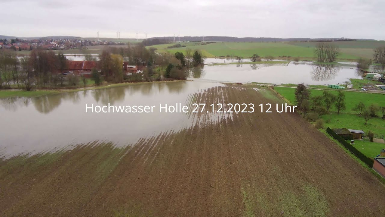 Hochwasser 2023 - Holle / Sottrum 27.12.2023