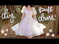 Diy Puff Sleeve Dress!  | Selkie Inspired Puff Dress Tutorial ✨so dreamy✨