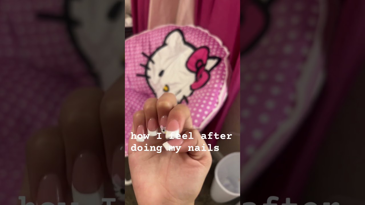 how I feel after doing my nails 