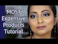 Most EXPENSIVE Makeup I Own Makeup Tutorial | Sparkly Blue Smokey Makeup | #100LooksOf2021 Look 3