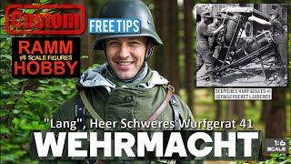 1/6 Scale Custom Dragon WWII German Lang - Rocket Crew with Wurfgerät 41