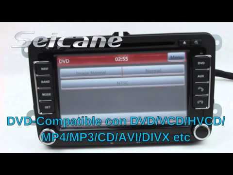 OEM Autoradio Coche para Skoda Octavia 2009-2012 con Sistema de Navegación GPS MP4 Ipod