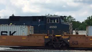 Bcrail 4650 and Crex 1201 in homewood Illinois