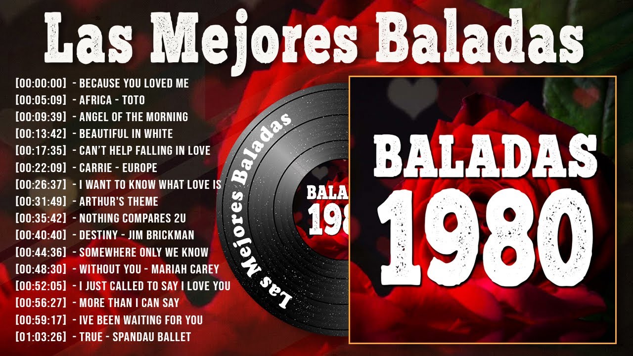 Las Mejores Baladas Canciones De Los 80 En Inglés - Grandes éxitos ...